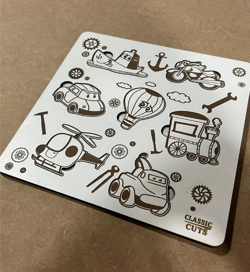 Puzzle em Madeira – Transportes